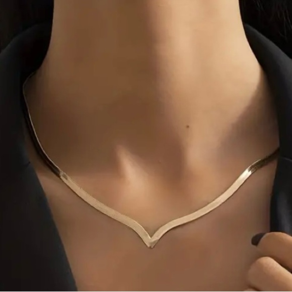Herringbone Chain Necklace - Picture 3 of 4